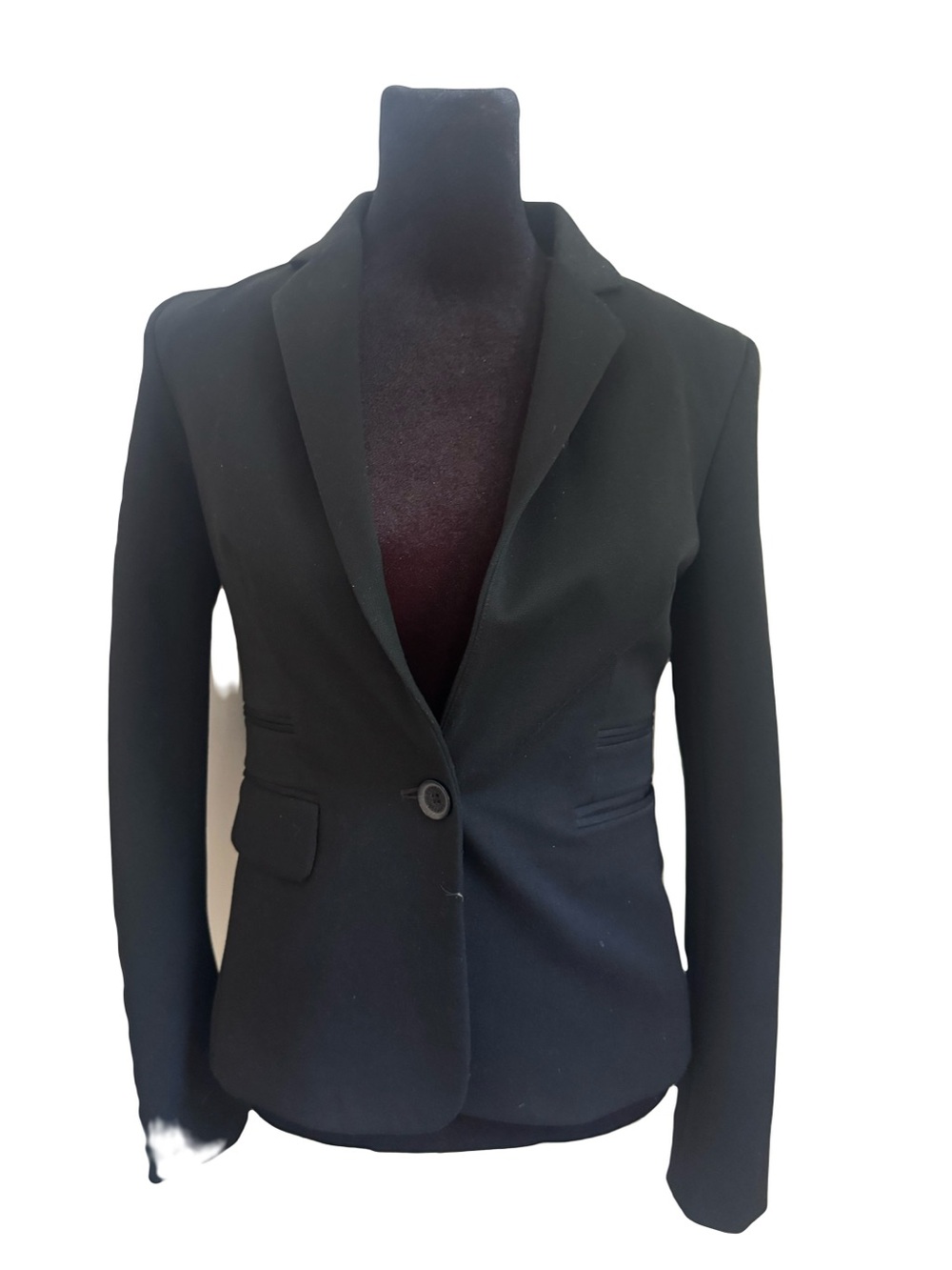 Express Black Single-Button Lined Women's Blazer Size 0